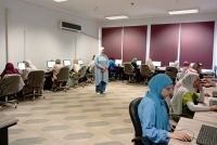فاعليات اختبار دورة اساسيات التحول الرقمي G261 منح بوحدة التدريب علي تكنولوجيا المعلومات